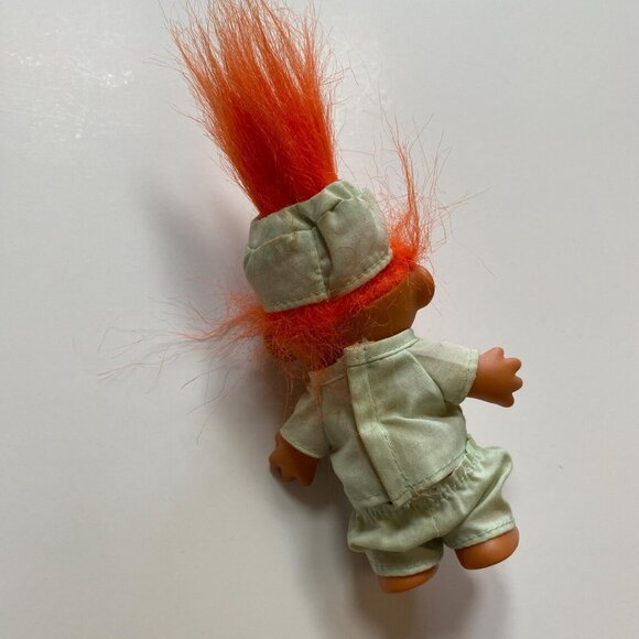 Russ Treasure Troll Doll Collectible 90s Toy Vintage 1990s Nurse Scrubs - Picture 3 of 4